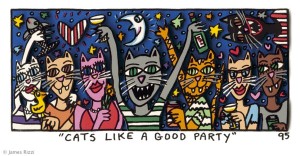 CATS LIKE A GOOD PARTY