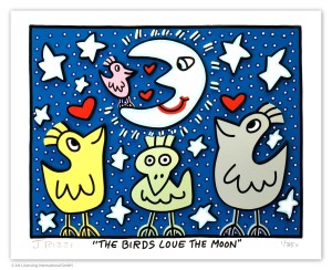 THE BIRDS LOVE THE MOON