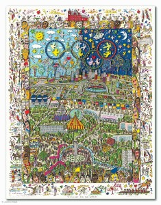 A VILLAGE FOR THE WORLD (OLYMPIC PRINT)