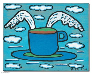 FLYING CUP AND SAUCER