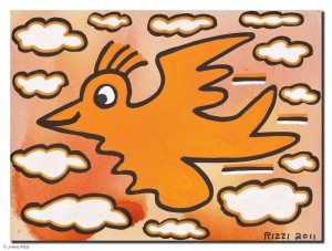 ORANGE RIZZI BIRD