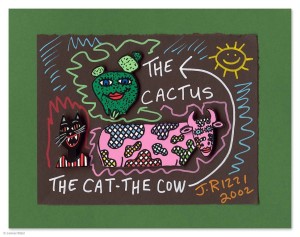 The cat the cow the cactus