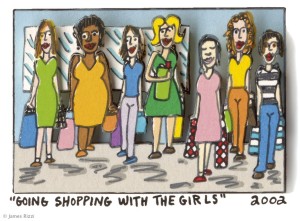 GOING SHOPPING WITH THE GIRLS