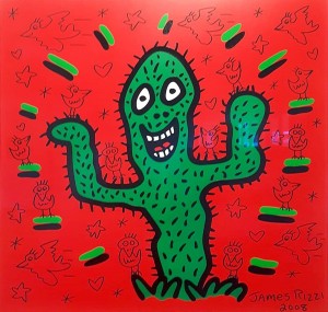 ICON CACTUS Mixed Media acrylic on paper 1/1