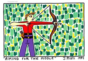 AIMING FOR THE MIDDLE