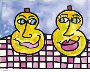 PAIR OF PEARS