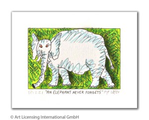 AN ELEPHANT NEVER FORGETS